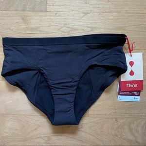 NWT Thinx Super Cotton Brief Period Underwear (S)